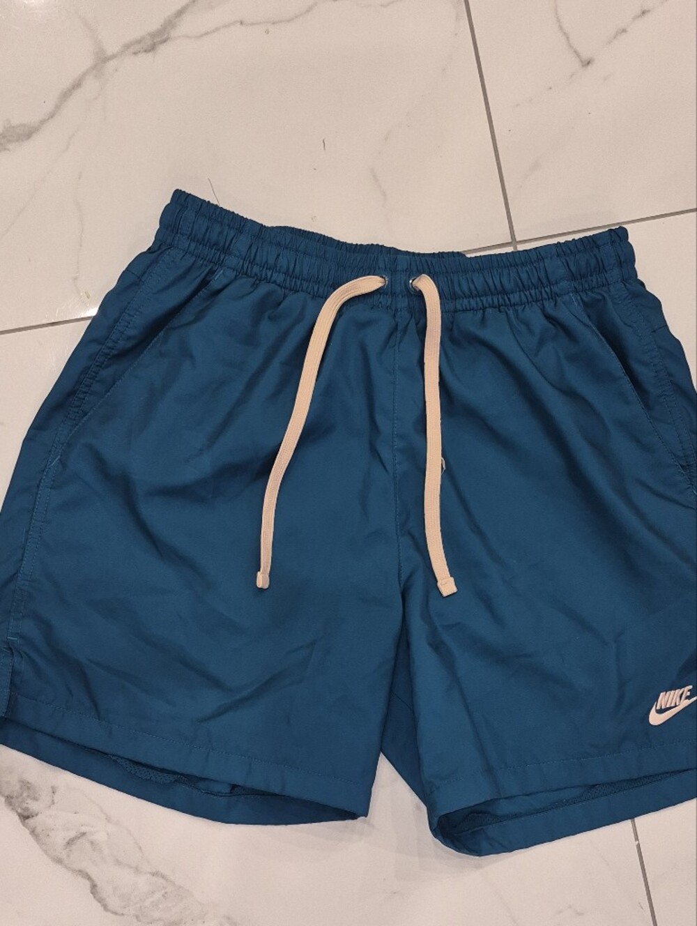 Nike Men’s Teal And Midnight Blue Athletic Shorts with Mesh